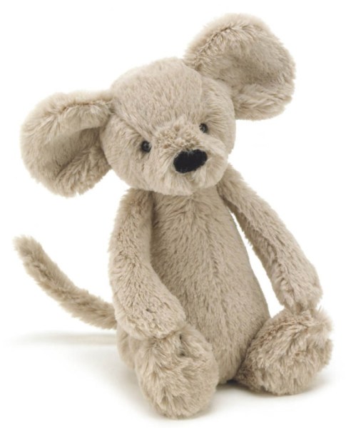 Jellycat Peluchette Souris Bashfuls - 18 cm